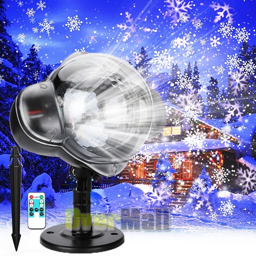Christmas snowflake projector - christmas,