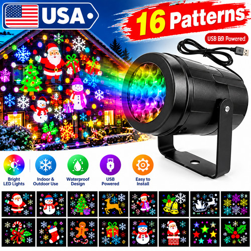 Christmas projector lights - projector, 16