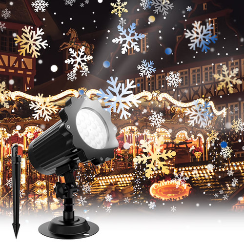 Snowflake projector lights - snowflake,