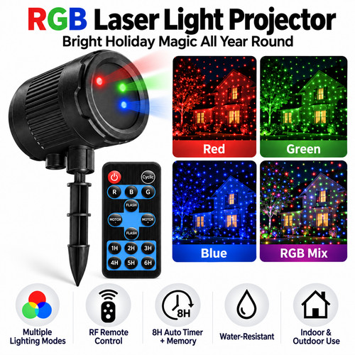 Merrymelt rgb laser light - laser,