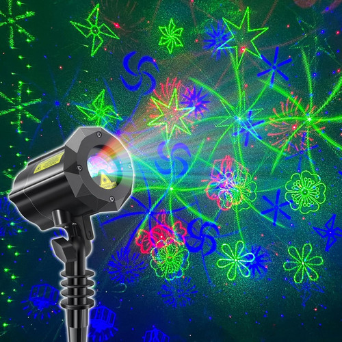 Christmas moving laser lights - christmas,