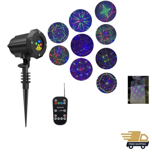 Garden lights moving laser - garden,