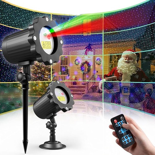 2in1 christmas laser led - laser, r&g